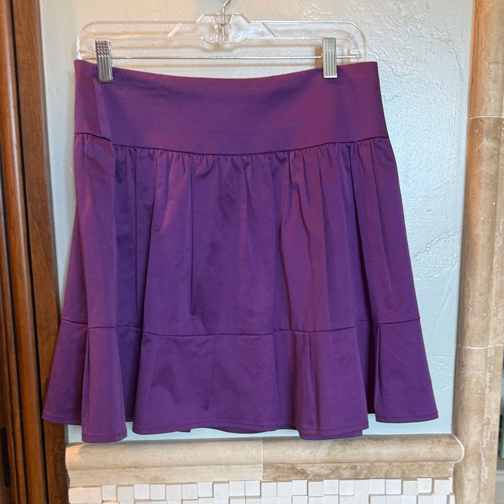 Nanette Lepore Vibrant Purple A-Line Skirt